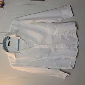 New York and Co. Stretch Panel Button-Down Top